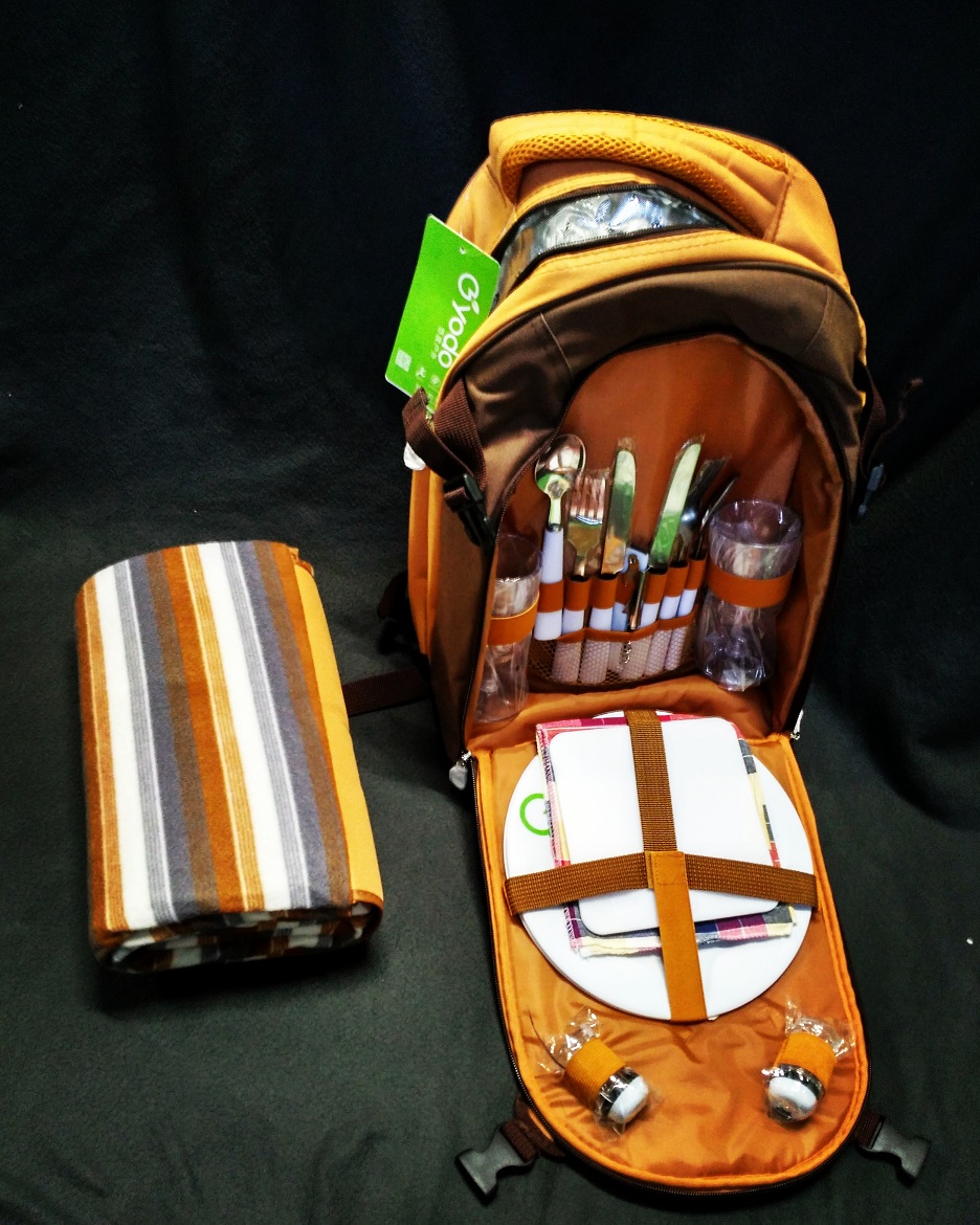 Hochwertiger Picknick-Rucksack für 2 Personen
